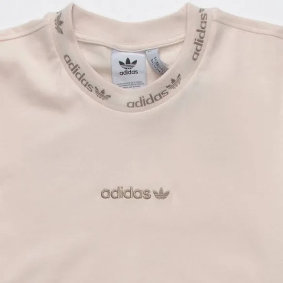 ADIDAS • Men’s Linen Trefoil Linear Short Sleeve Tee Shirt - Picture 4 of 10
